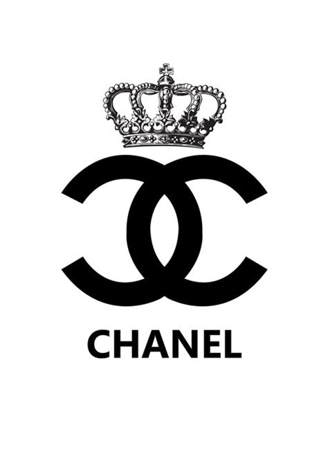 chanel logo print